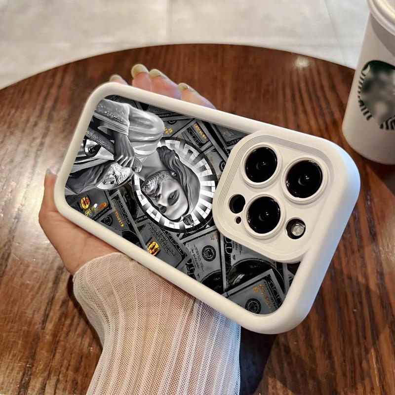 San Judas Tadeo Pattern Phone Case , Soft Silicone Tpu Protection and Shockproof For iPhone 17 16 15 Pro Max 14 16Pro 13 12 11 X Plus Air Mini 17e Money