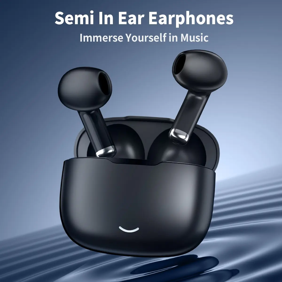 Wireless Bluetooth-compatible Earbuds, In-Ear High-Fidelity Sound, 24h Battery Life, Fast Charging Case, Noise Isolation, Android, iOS, PC Compatible