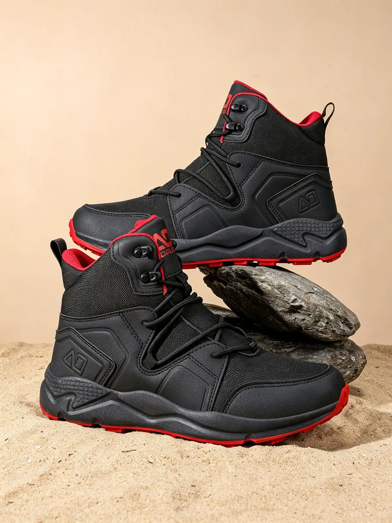 Men's Best‑selling Hiking Trekking Boots, Mid‑calf Outdoor Boots, Hiking Sneakers, Mountain Climbing Shoes, Durable‑sole Footwear for Mountain Hiking, Camping Trips, Snow Trekking, Daily Commuting & Outdoor Adventure, All‑day Comfort High‑top
