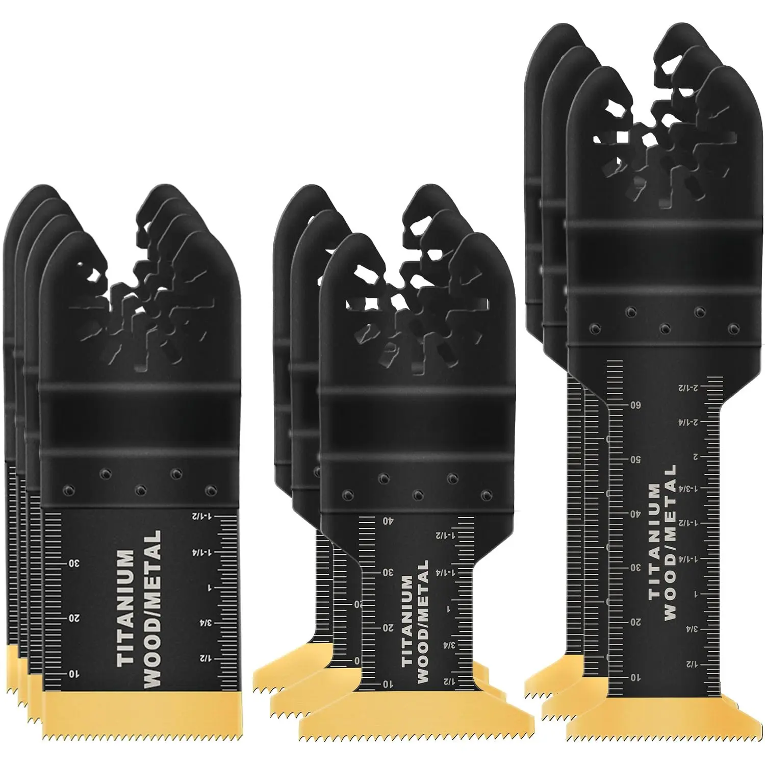 10 count Titanium Oscillating Tool , Multitool   Set