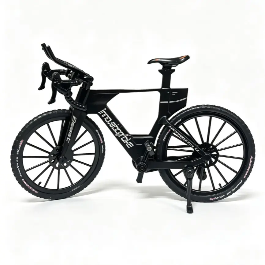 1:8 Scale Mini Tt Racing Road Bike Model, Zinc Alloy Frame, Realistic Disc Brakes, Smooth Rubber Tires, Aerodynamic Design, Collectible Gift