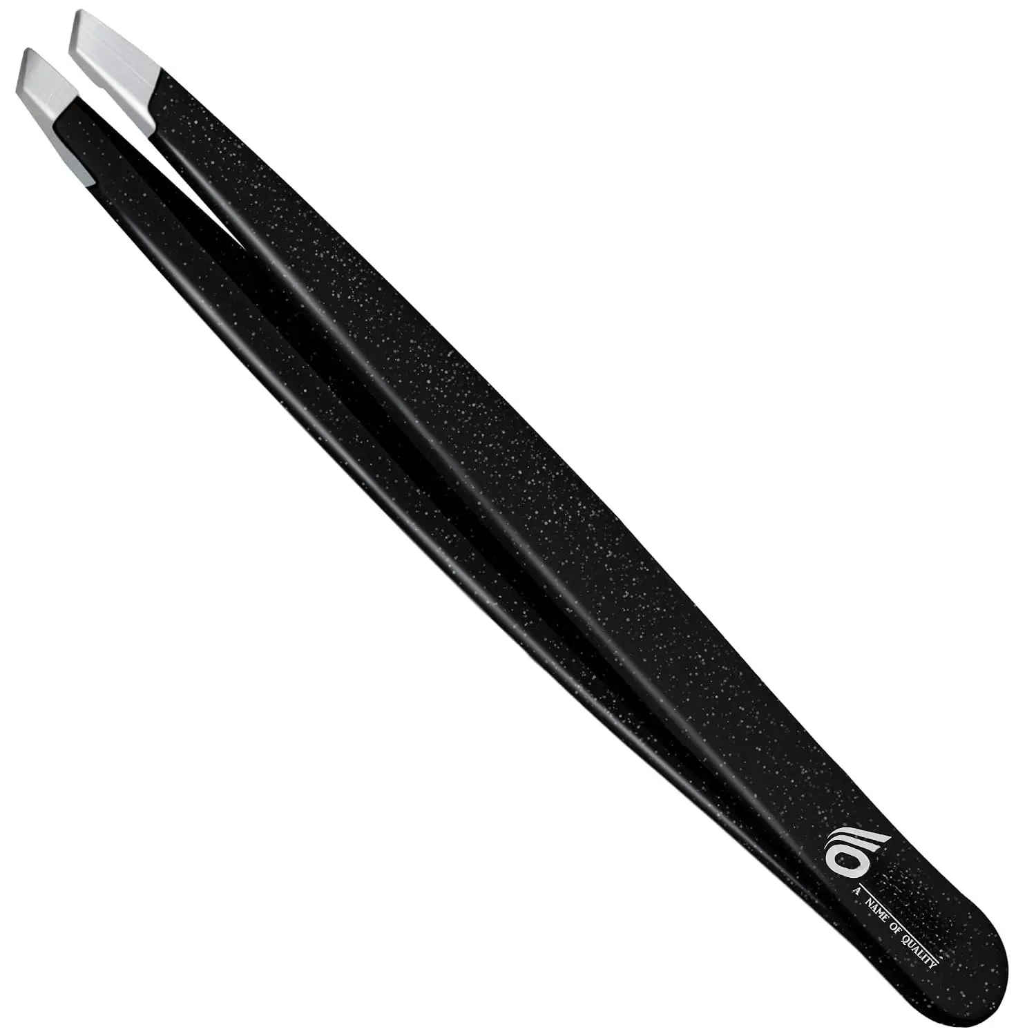 1 count Tweezers for Facial Hair Women & Men for   of Eyebrows - Professional Stainless Steel Black Color Coated Eyebrow Tweezers for Ingrown Hair  Nose Ear (1 Pack Black)