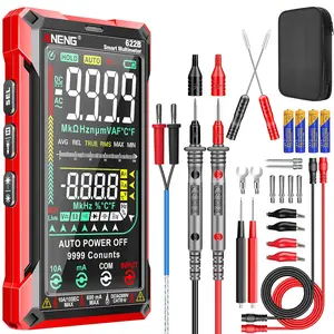 2026 ANENG Digital Multimeter Tester TRMS 9999Counts Smart Auto-Ranging Anti-Burning Ohm Amp Voltmeter with NCV,DC/AC Current,Voltage,Resistance Diodes,Continuity,Capacitance,Temperature