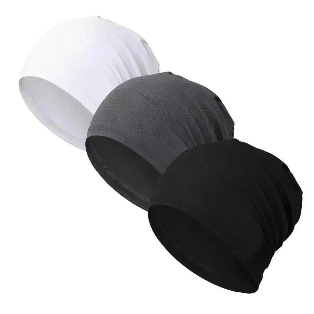 Unisex Lightweight Breathable Polyester Blend Beanie, 52-60cm One Size Fits All Stretchy Relaxed Fit Headwear, Ideal for Daily Wear Running Sports All Season