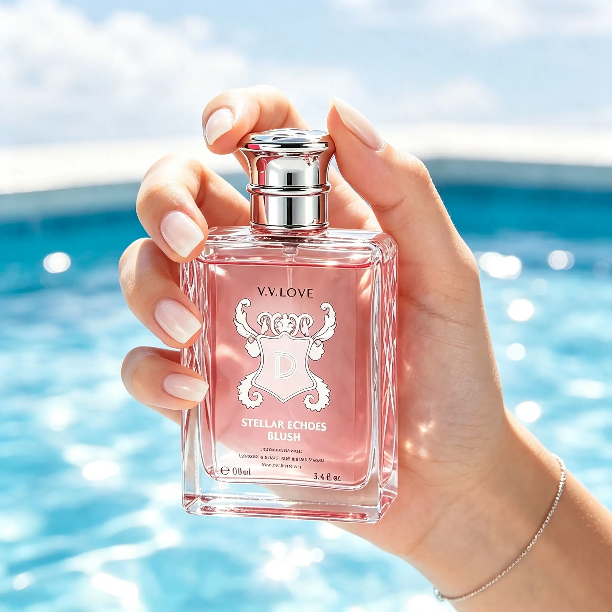 Perfume for Men and Women, Floral Perfumes, Floral Aroma with Rhubarb & Lychee Top, Rose & Peony Heart, Cashmeran & Vetiver Base, a Soft Elegant Scent for Daily or Office, a Unisex Fragrance Gift of Cologne.