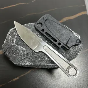 Full Tang 1119 Forging High Quality Fixed Blade Knife Portable Outdoor Camping Hiking Knives with K Sheath, Great Meat Cutlery travel-friendly design Survival Tool edc sharp folding knife Pocket