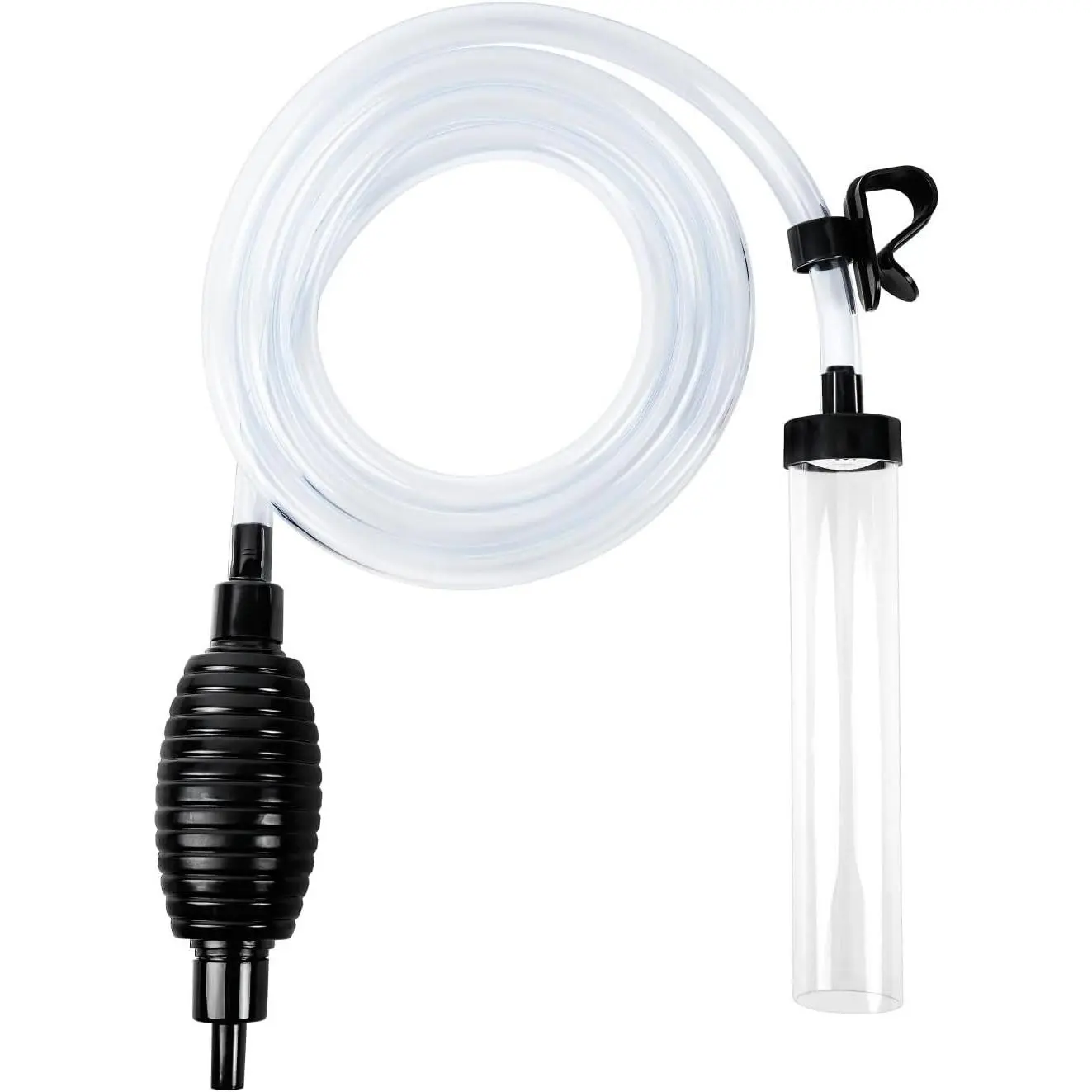 Vacuum Cleaner Fish Tank Water Changer Hand Pump Siphon (5ft)