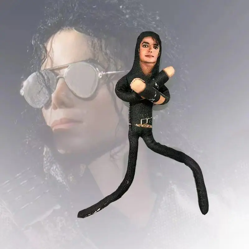 Anime Michael Jackson Plush Doll - MJ Doll, Abstract Joint Mobility Cosplay Prop, Stuffed Figure for Room Decoration & Gift (Toys & Hobbies, Stuffed Toys), Michael Jackson Doll