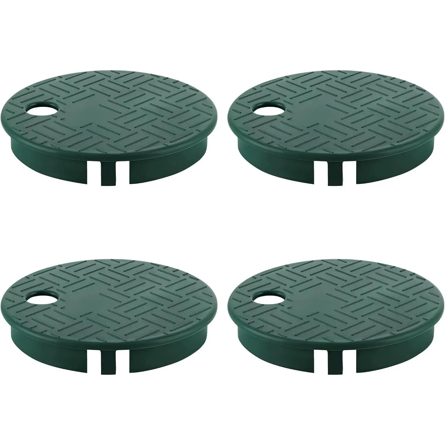 4 Pcs Sprinkler Valve Box Cover, 5.5" OD 6" Valve Box Cover Lid for Sprinkler Irrigation System, Valve Box Cover Lid for Outdoor Sprinkler Irrigation Control Water System Lawn (6 inch)