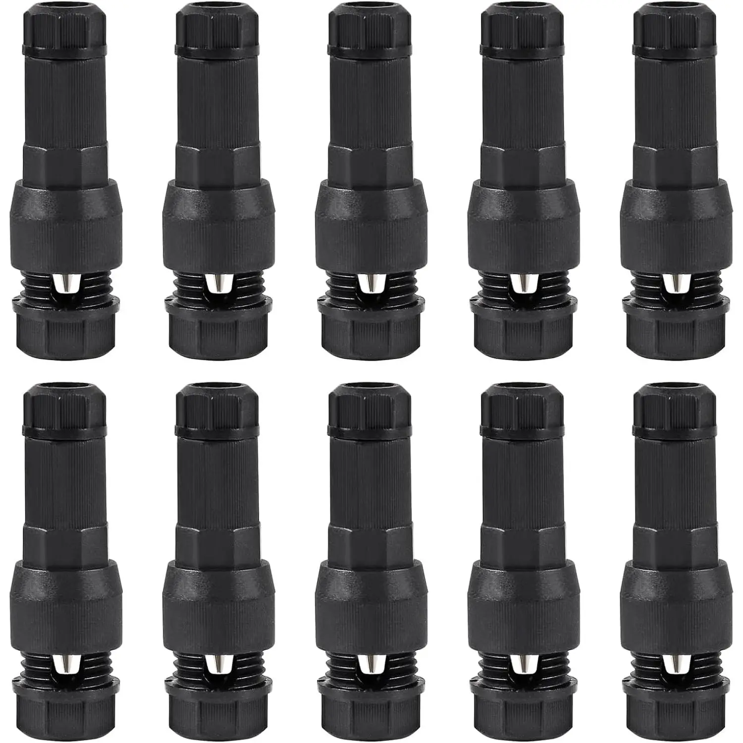 10 count Low  Landscape Wire Connector Lighting Connector  12/14/16/18 AWG Light Wire  Connectors for Outdoor LED Path Garden Spotlights Lawn Lamp