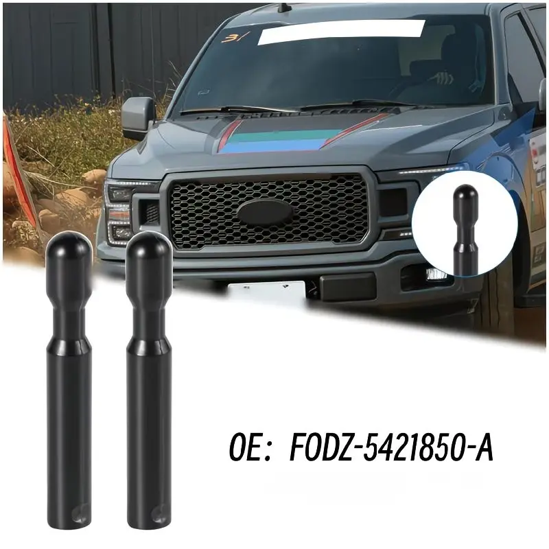 et of 2 Car Door Lock Knobs, Interior Control Pins for Door Locks, Compatible with for Ford F150 And Explorer, Suitable Replacement Additions for Various Vehicles, OEM Part Number FODZ-5421850-A, Without Battery