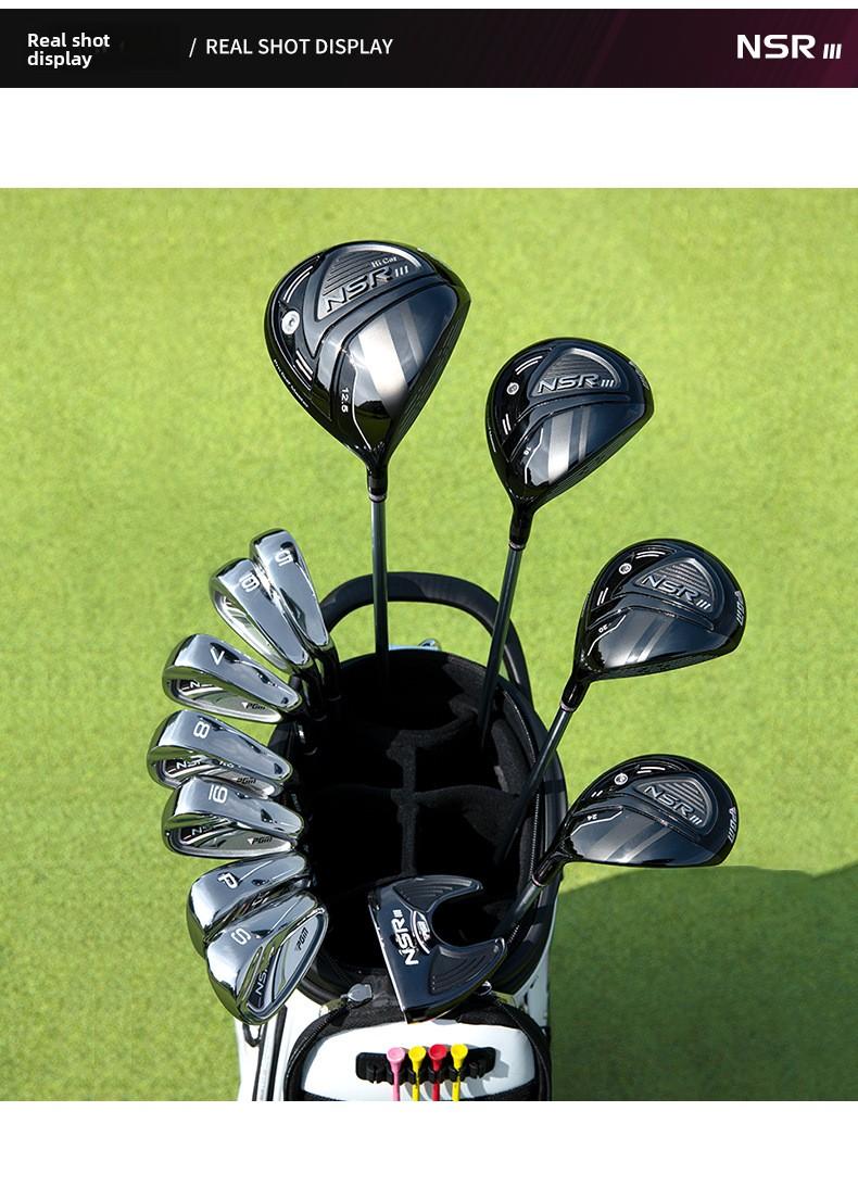 Women's Golf Clubs: Titanium Driver (No.1) and Fairway Woods (No.3 & 5) - Carbon Shafts, High-COR Design