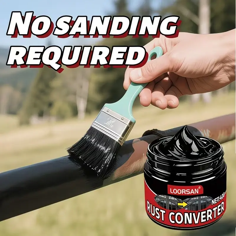 Metal Rust Converter Cream, Surface Care and Protection Coating for Car Frames, Door Frames, Wheels, Iron Rails, Pipes, Hardware Tools, Protective Coating