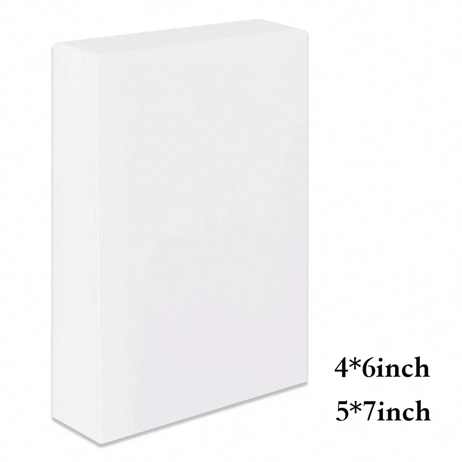 100 Sheets Photo Paper, 4x6 & 5x7 Inches, Premium Glossy Print Paper, 230gsm Inkjet Printable, Office Supplies, High-Quality Image Paper