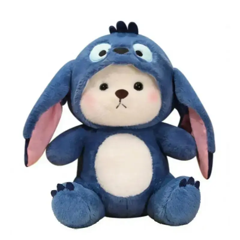 Transforming Bear Gift Panda Plush Toy Decoration, Festive Holiday Gift, Soft and Cozy Stuffed Animal, Perfect for Kids and Adults