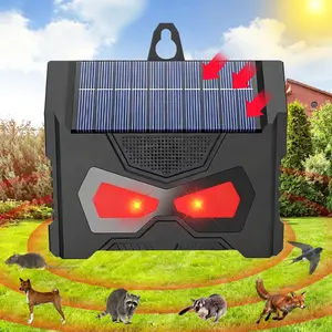 360° Ultrasonic Mouse Repeller with LED Flashing Light, Electronic Pest Repellent, Effective Rodent Repellent Rat Deterrent for Warehouse Garage Attic, Home Pest Control