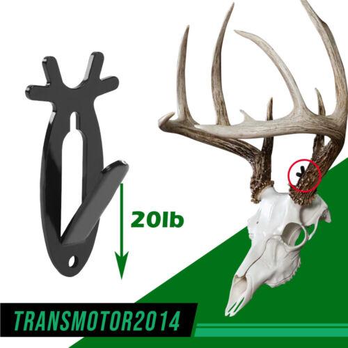 6Pcs European Mount Skull Wall Hanger Hook Deer Antelope Antler Mount Bracket Strong Hooks for Heavy Objects Upgraded Version G-PLUS