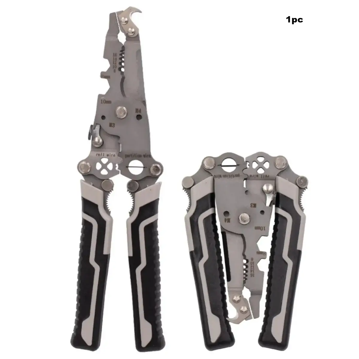 18-in-1 Heavy-Duty Foldable Multi- Pliers with Voltage Tester, Wire Stripper, Screwdriver & Stylus Tip - Compact Portable All-in-One for Electricians, DIY, Cable Cutting, Wire Stripping, Smartphone Repairs (Professional/Easy) Heavy Duty Multitool