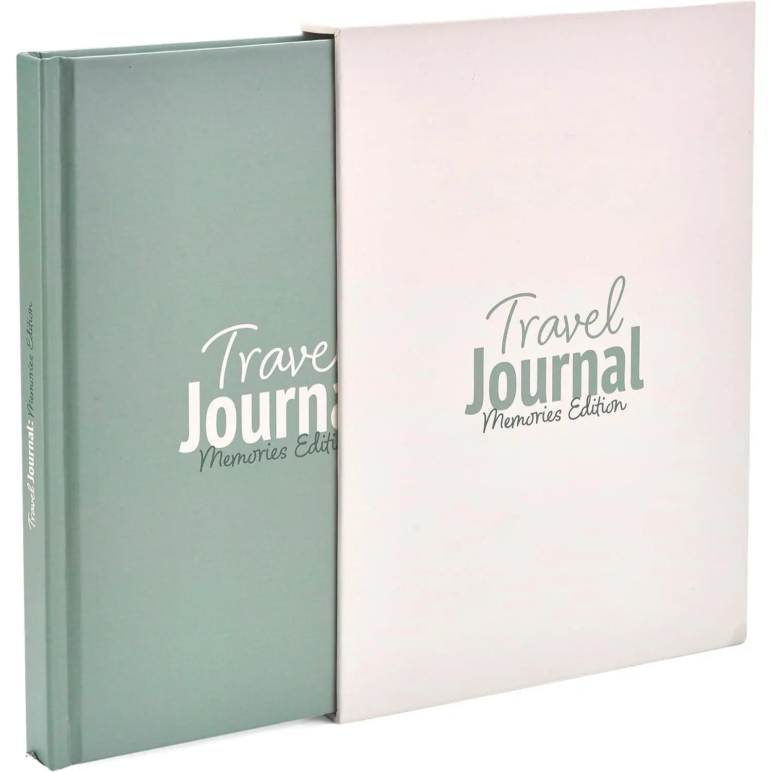 Travel Journal – Memory Book for Trips and Vacations – Journal and Photo Album – 136 Pages for 15 Adventures. Includes Photo Corner Stickers.  Sleeve Included. Travel  for Women and Men