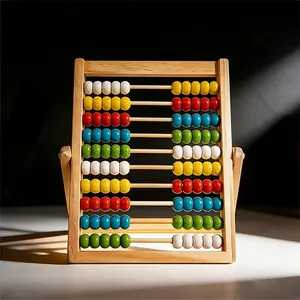 [Summer] Abacus Toy Bead Frame - School Supplies, Office Supplies, Teaching Aids, Enhances Early Math Skills, Durable Counting and Arithmetic Toy, Improves Math Skills. Birthday Gift, Easter, Suitable for School, Parent-Child Christmas Gift