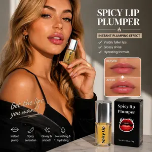 Spicy Lip Plumper, Lip Treatment, Rich and Full Lips, Long-Lasting Moisturizing Balm, Enhances Natural Beauty, Perfect for Daily Use