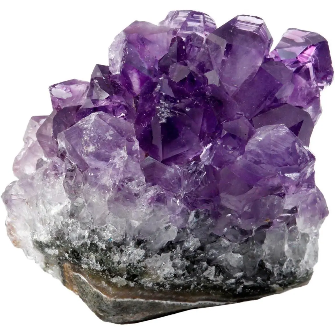 Natural Purple Amethyst Quartz Crystal Cluster Geode Druzy Home Decoration Gemstone Specimen
