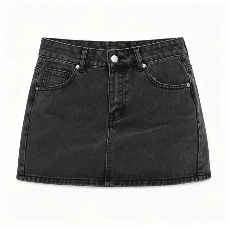 Women Vintage Stretchy Denim Mini Skirt, Slim Fit High Waist Casual Jean Short Skirt, Fashion Bodycon Distressed Denim Skirt for European American Daily Street Outfits