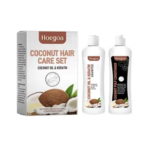 Coconut Milk Haircare Shampoo and Conditioner Set - Piroctone Olamine Scalp Treatment, Keratin Repair Cleanser with Shea, Scent for Dry Flaky Hair (4 fl.oz x 2, Restore Formula)