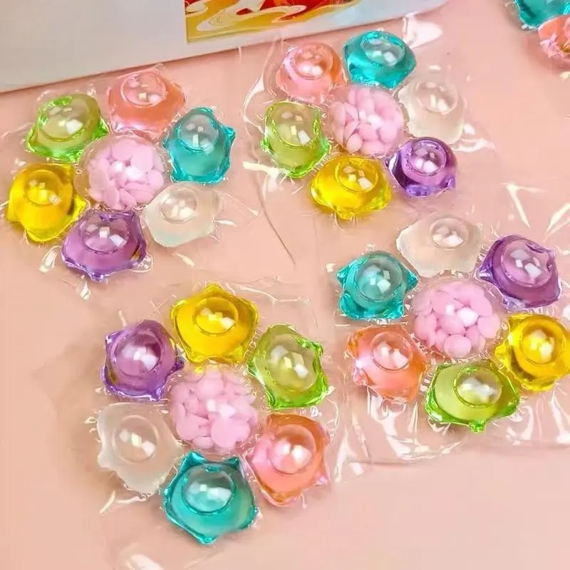 7-in-1 Laundry Detergent Capsules, Laundry Pods, Powerful Clean + Long-Lasting Scent Laundry Detergent Beads, Fragrance Detergent Beads, 7-in-1 Power: Fresh+ColorLock+Clean+Anti-Mite, Strong Stain Removal, Color Protection, Scented Detergent