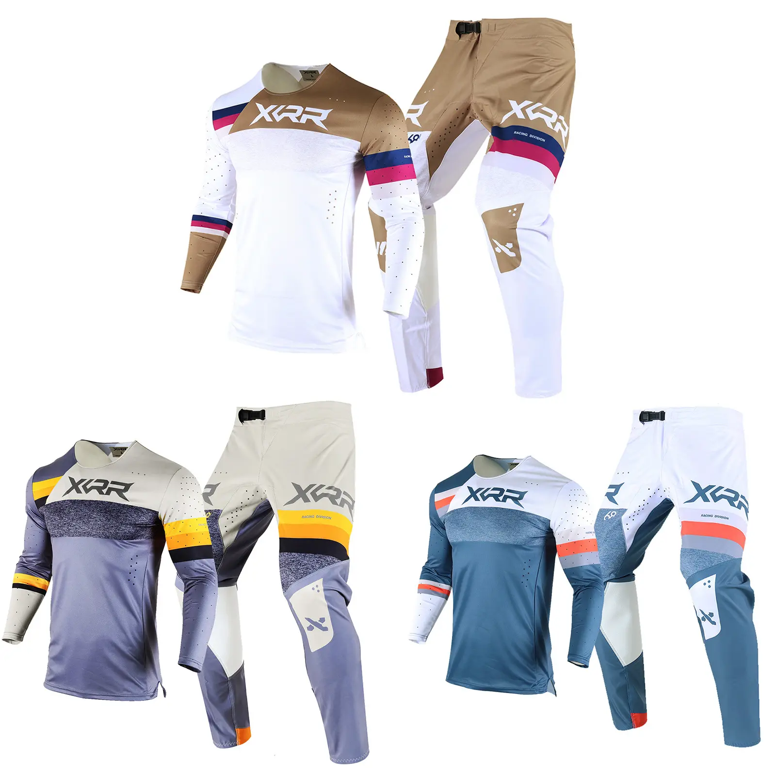 XCRR MX Motocross Jersey and Pants Combo Fit Offroad Cycling Suit Dirt Bike Enduro Motor Racing Sports Clothing Set Gear Set