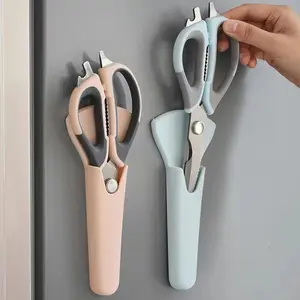 mid year sale,deals for you,restock,summerwins,7-in-1 Multifunctional Kitchen Shears, 2-Pack Detachable Stainless Steel Food Scissors for Meat Poultry Fish, Ergonomic Heavy Duty Utility Tool