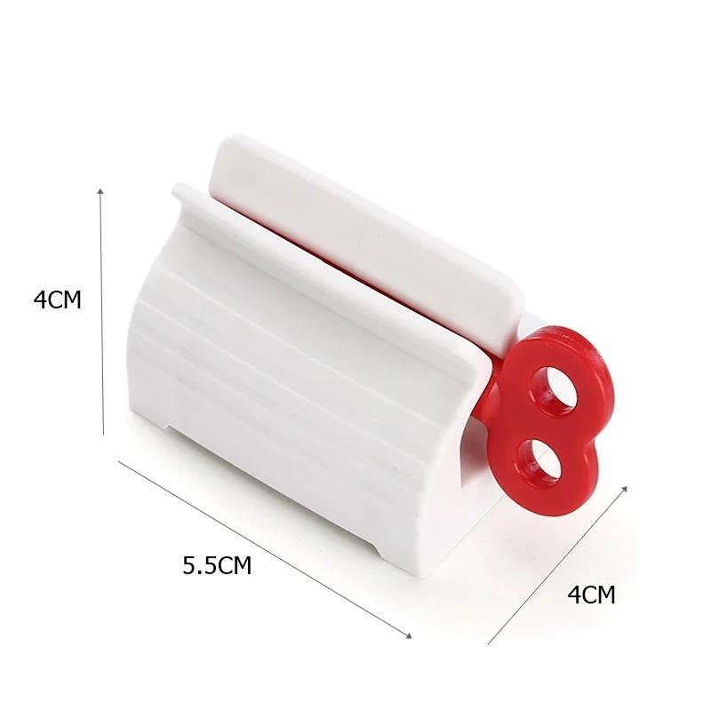 Rolling Tube Toothpaste Squeezer Toothpaste Seat Holder Stand Rotate Toothpaste Dispenser for Bathroom Gift Hand Plastic Aluminium Cream Tool Manual Toothpaste Wringer.