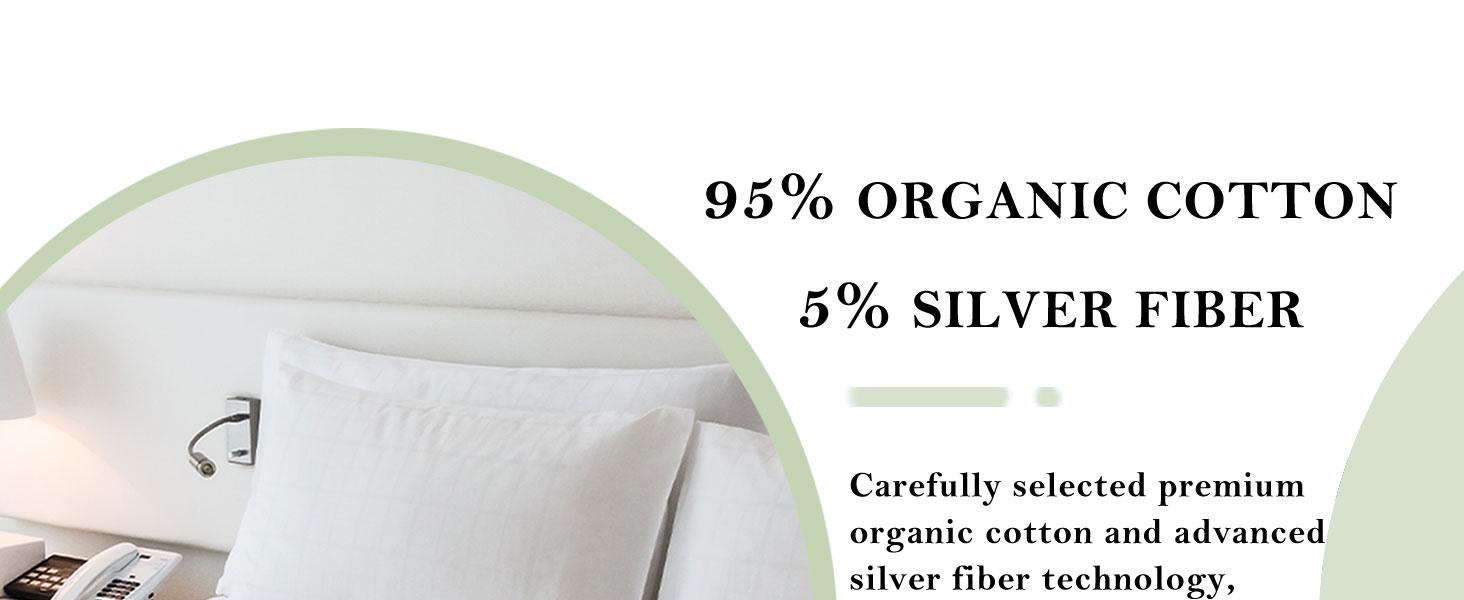 Grounding Mat Cotton Bed Pad Silver Fiber Quilted Grounded Play Mat 34.2x50 in Earth Connected Cloud Bedding with Cord