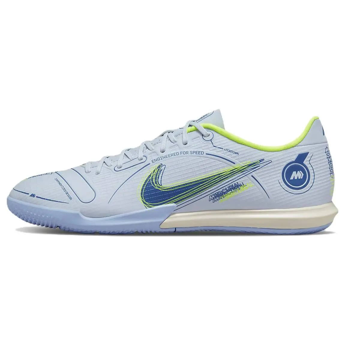 Nike Mercurial Vapor 14 Academy IC 'Grey Light Marine' DJ2876-054