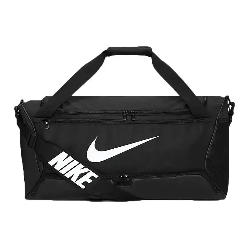 Nike 60L Large-Logo Polyester Gym Duffel Bag for Men and Women – Black
