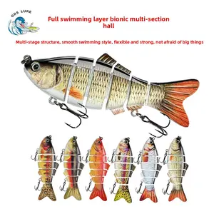 Simulation hard bait 10cm/19.4g multi-section Luya bait 6 sections Bionic bait hard bait multi-section fish spot sale bait