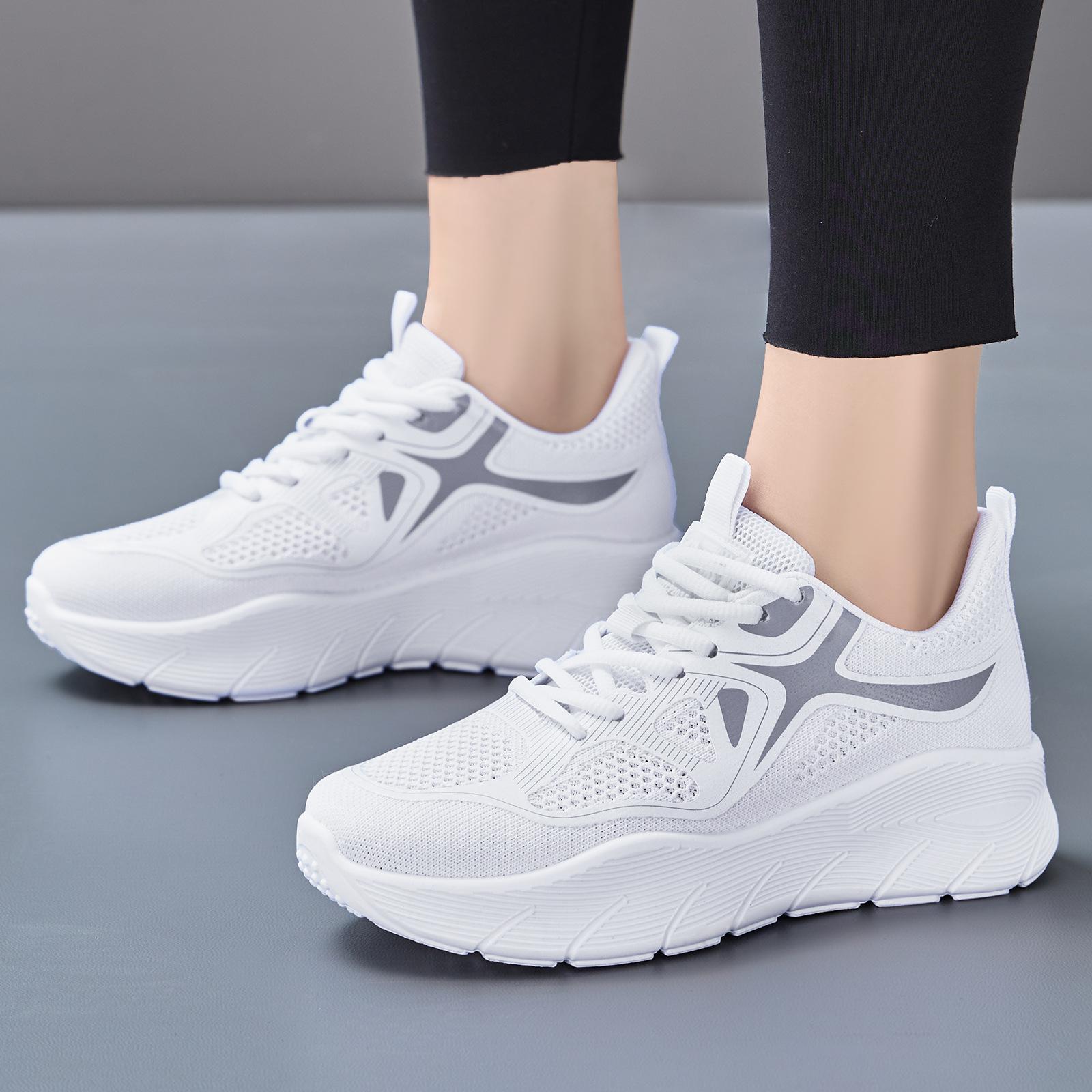 Women's spring and summer breathable sports shoes, comfortable and versatile casual shoes, fashionable low-cut casual shoes