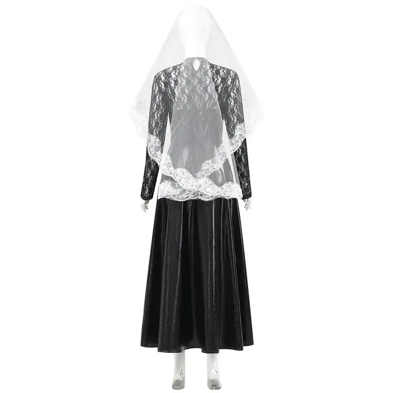 Women's Osaragi Cosplay Full Set - Anime Sakamoto Days Assassin Shishiba Flower-Polyester Clothes, Wig, Dress, Veil, Coat for Halloween Carnival (Festive & Party Supplies Accessory)