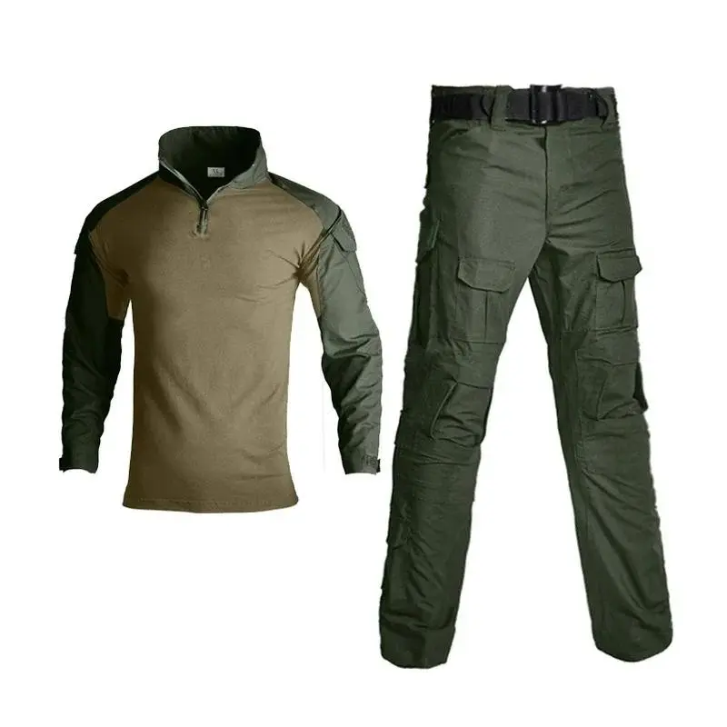Tactical Suits Outdoor Paintball Men Clothing Uniform Waterproof Camo Shirts Cargo Pants Wear Resistant Suits