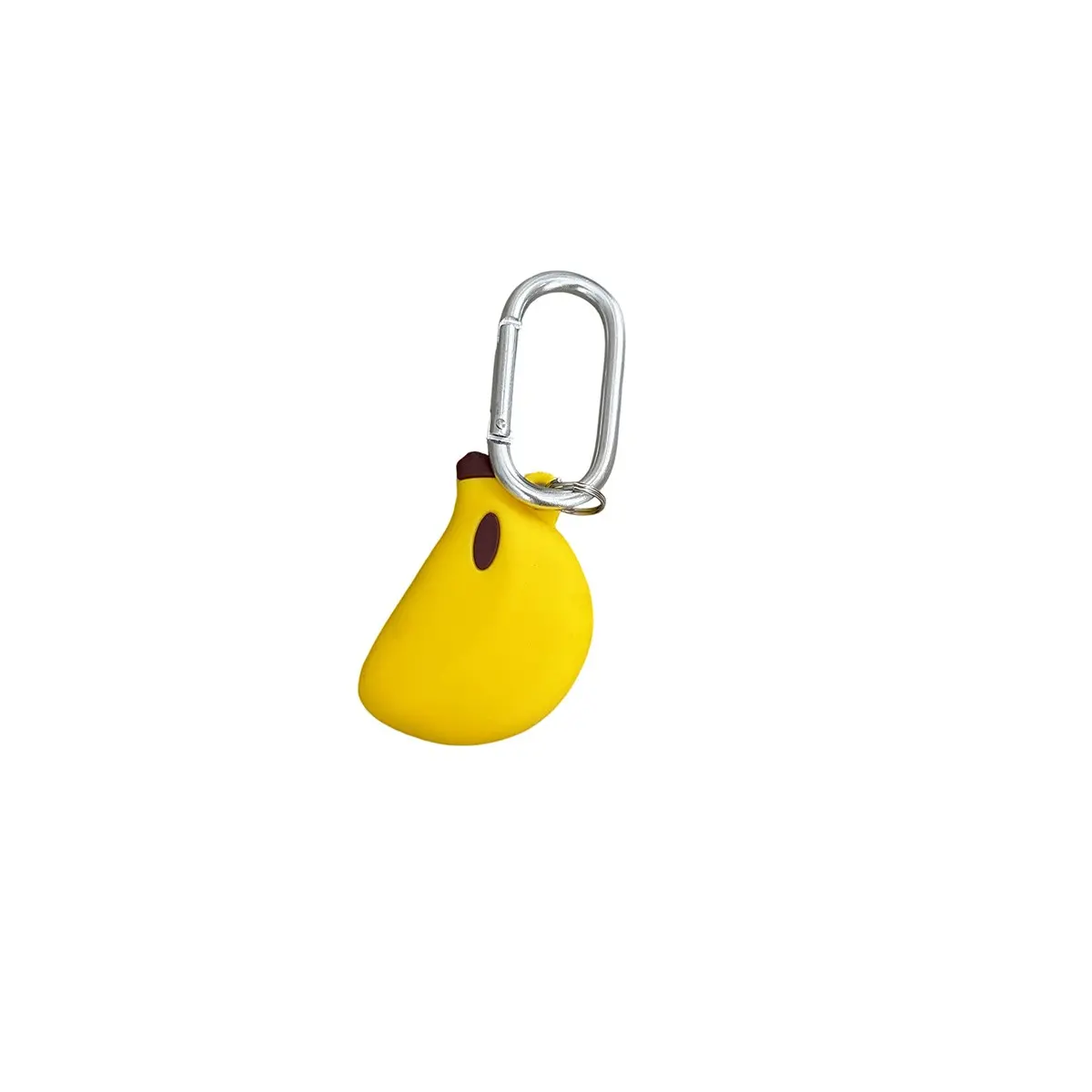 Cute Banana Airtag Protective Case, Creative Design for Airtag 1/2, Anti-Loss Keychain, Pet Friendly, Durable and Stylish