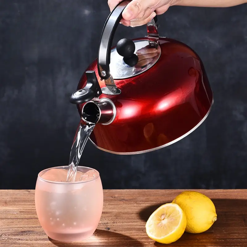 1pc, 1.5/50.73oz Stainless steel kettle, flat-bottom household kettle, gift hemispherical sounding kettle, gas stove induction cooker universal kettle hot water kettle Drinkware Jugs