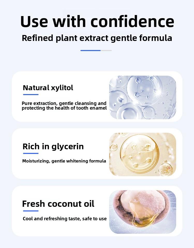 Ai Smile Teeth Whitening Strips, Yellow Stain Removal, Whitening, Sea Salt Cleansing, Brightening, Gentle, Cross-Border Supply, In-Stock