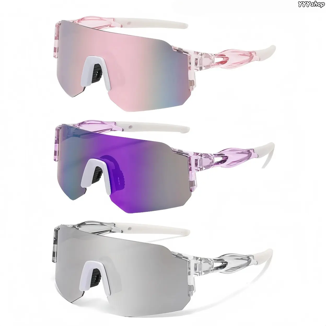 2026 NEW Men’s Fashion Sport Sunglasses, Flexible Soft Rubber Frame With UV400 Full Sun Protection Lenses, Windproof Shockproof Cycling Eyewear Essential Gear For Mountain Biking, Running, Driving And All Outdoor Sports