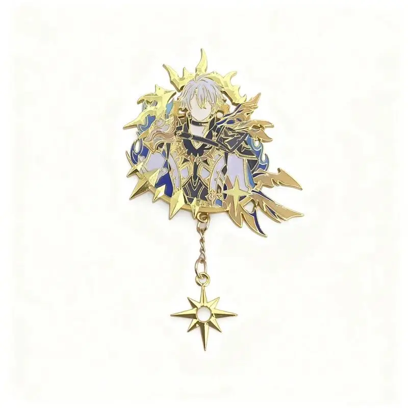 Anime Genshin Impact Character Art Plush Doll Keychains - Neuvillette, Wriothesley, Furina Designs - Backpack Hangers for Fans, Toy Gifts (Toys & Hobbies, DIY Felt Crafts)