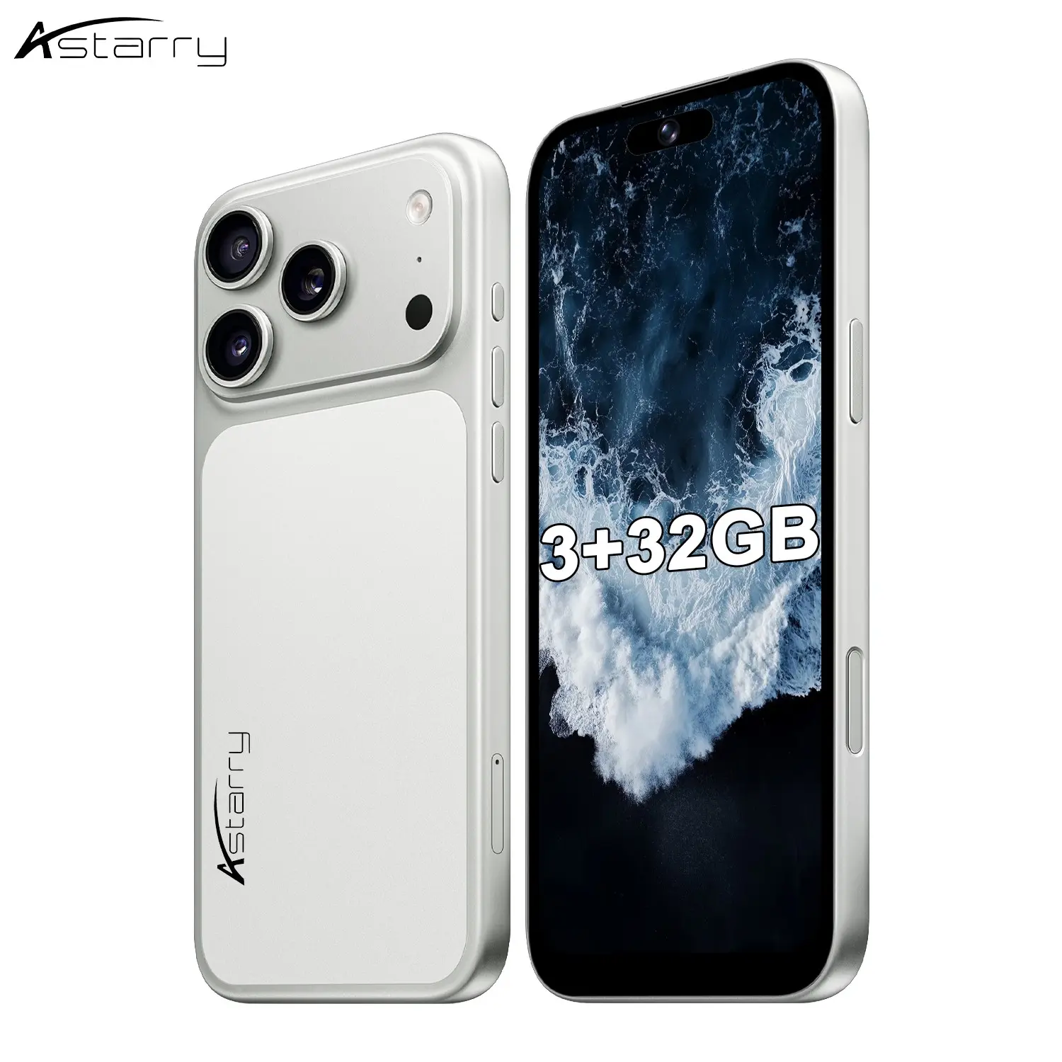 Astarry-17 Pro Max Smartphone, 6.75-Inch Display, Dual Sim, 3gb+32GB RAM, 4100mah Battery, 5mp Front Camera, 13mp Rear Camera, 4g Network, Face Unlock