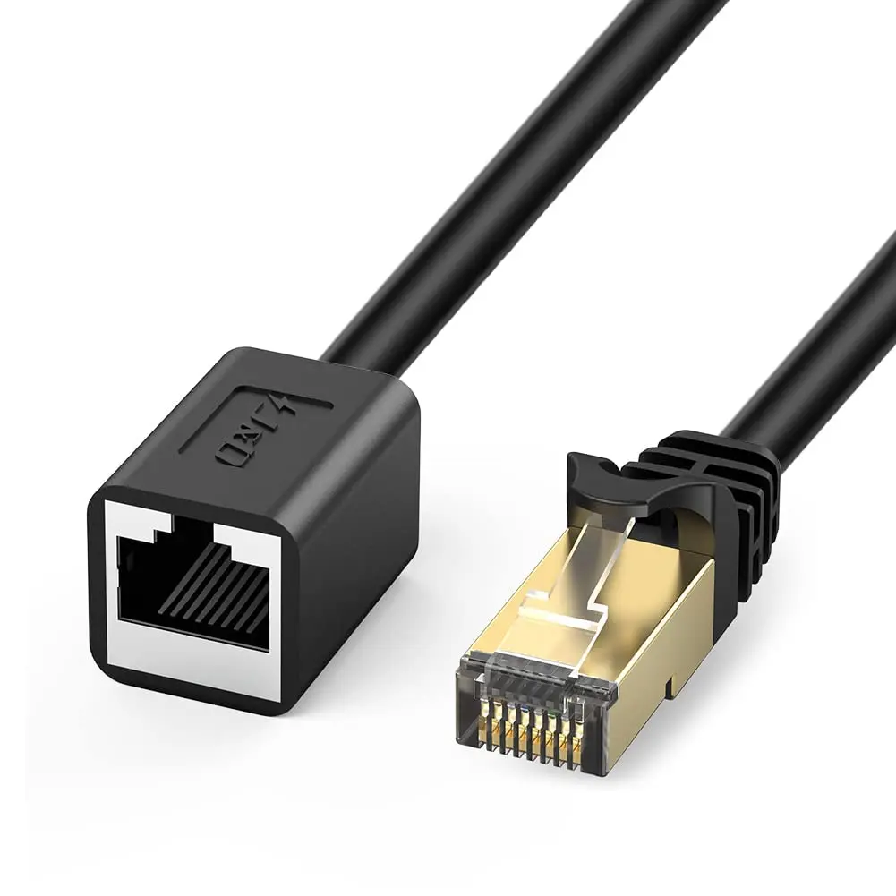 Ethernet Extension ,  6 Ethernet Extender  Adapter (3 ) Support Cat6 / Cat5e / Cat5 Standards, RJ45 Cords Shielded Male to Female
