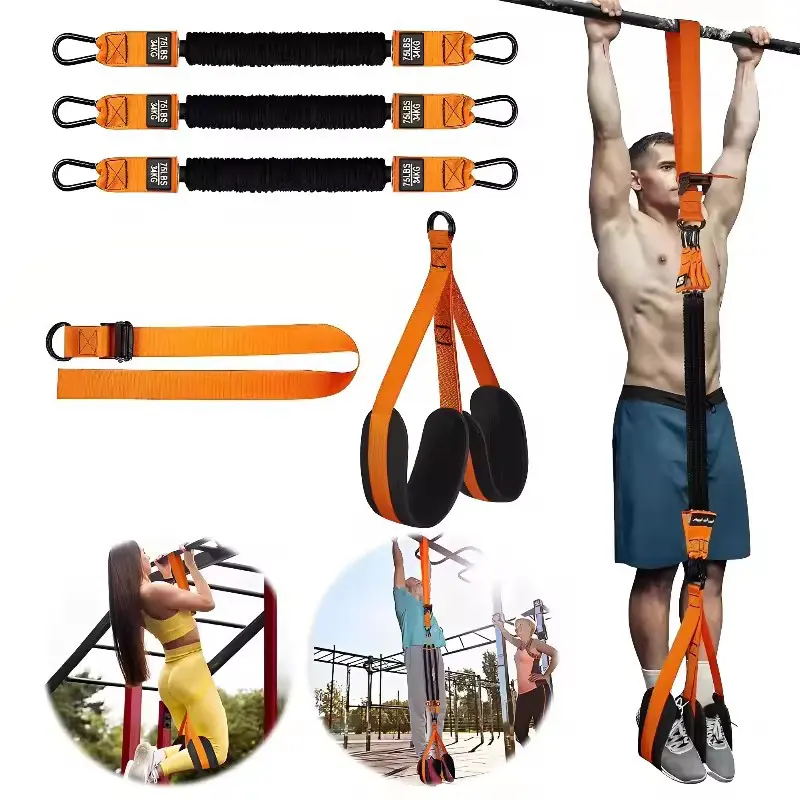 Adjustable Pull-Up Assist Band for Strength Training, Heavy Resistance Strap for Weight Loss, Ideal for Beginners and Fitness Enthusiasts