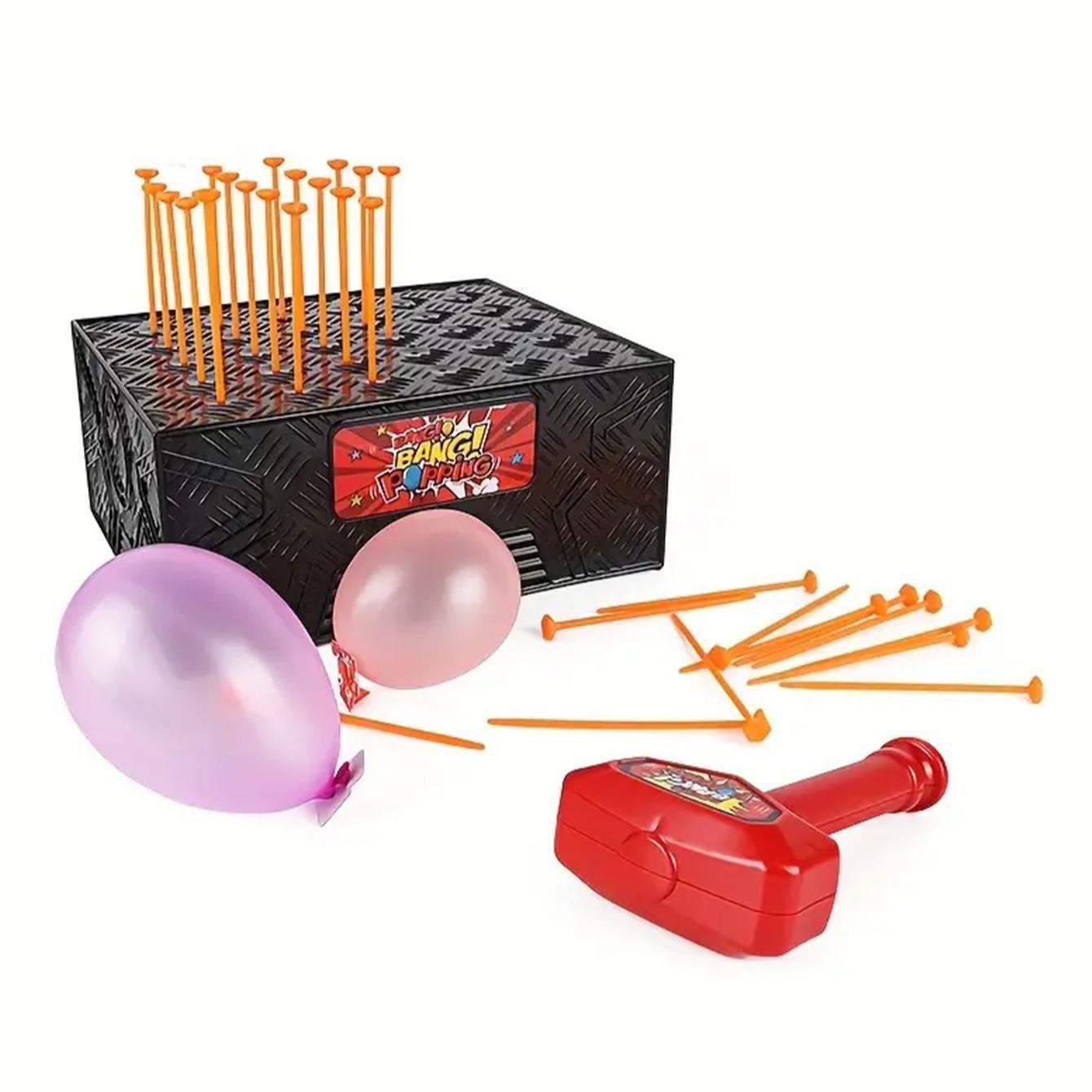 Stimulating Multiplayer Board Game - Bursting Balloons Tabletop Interactive Game, Stress Relief Toy for Teens & Adults