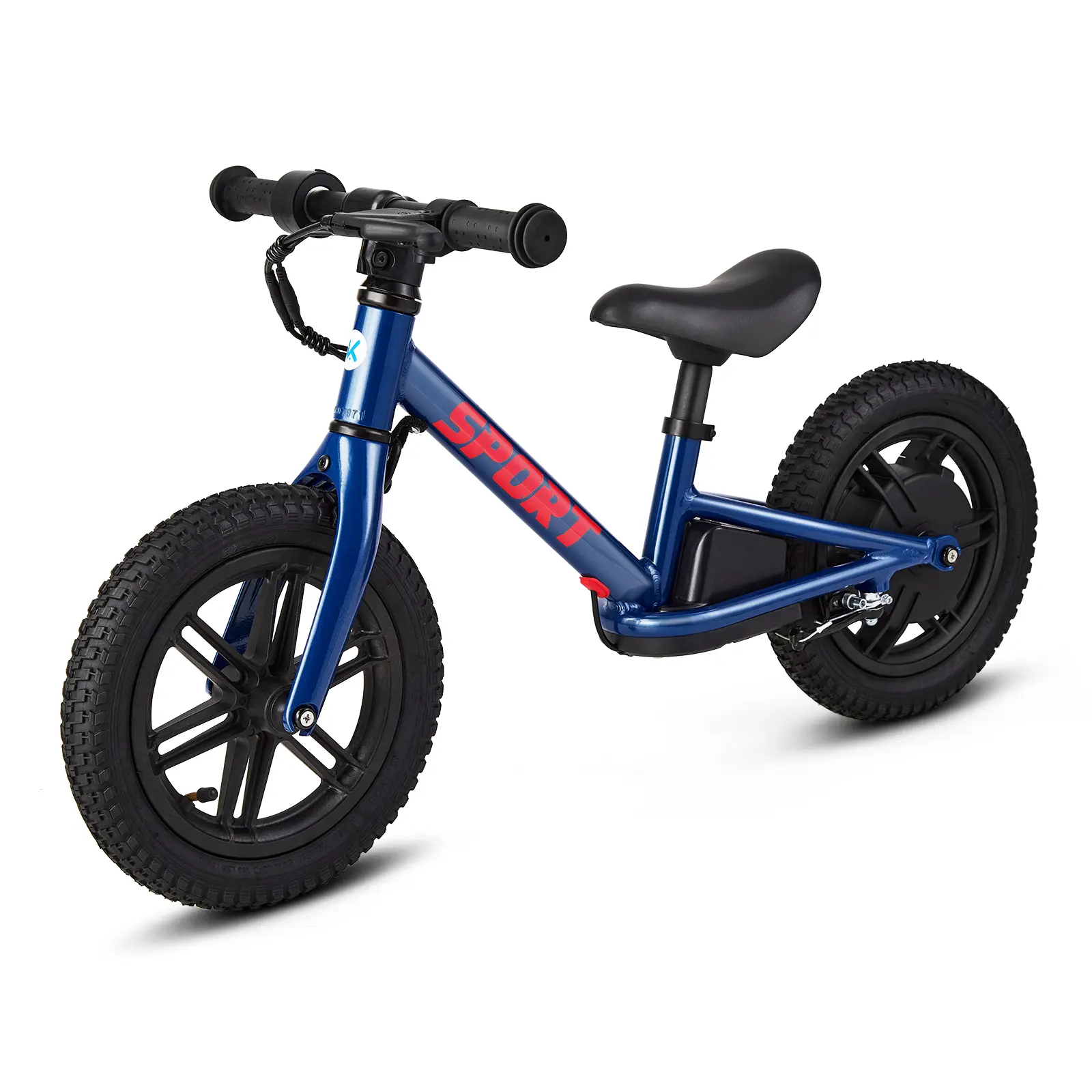12-Inch Electric Balance Bike for Kids Ages 3-5 – Powerful 24V 100W Motor – Adjustable Seat – Inflatable Tires – 2 Speed – E-Dirt Bike for Boys and Girls – Ideal for Beginners