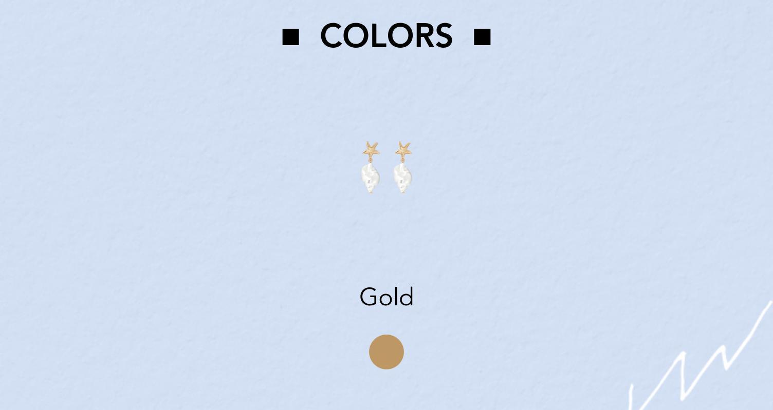 Cider SHELL & STARFISH DROP EARRINGS